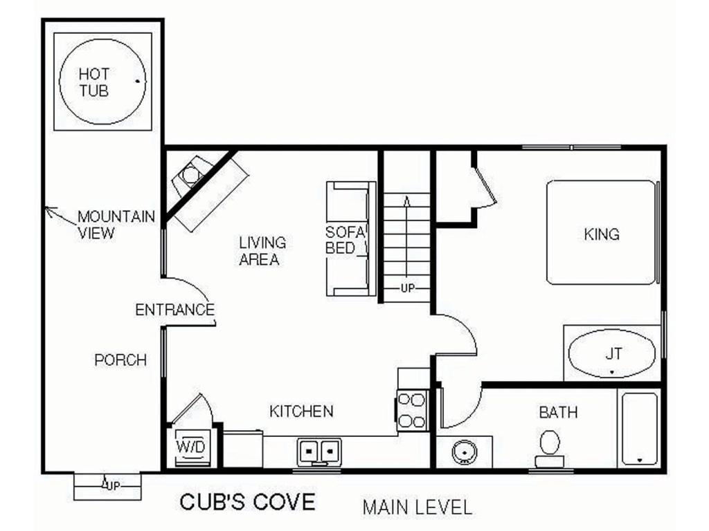 Вилла Cubs Cove Гатлинбург Экстерьер фото